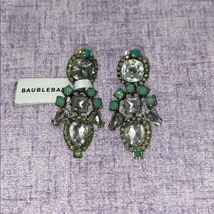 BaubleBar New Drop Stone Statement Earrings